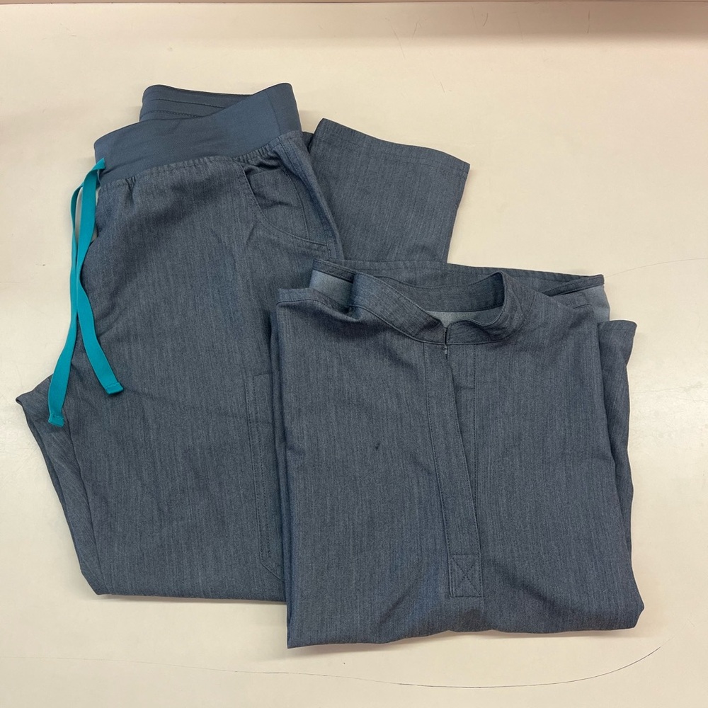 Figs Scrub Set Granite